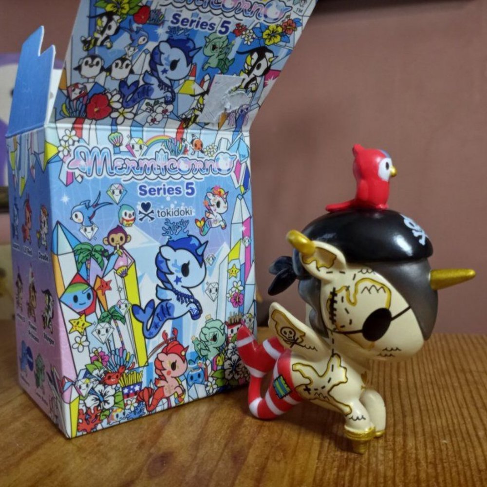 Tokidoki Mermicorno Series 5 "Johnny D" pirate figure
